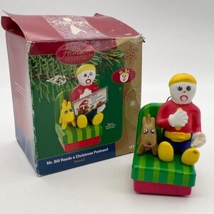 Carlton‎ Cards 2004 Mr Bill Christmas Sound Ornament Original Box - no Postcard